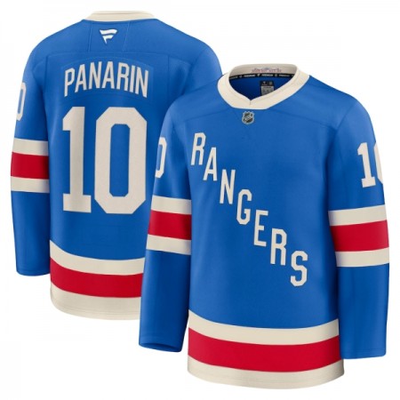 Miesten NHL New York Rangers Pelipaita 2025-26 Fanatics Centennial Premium Artemi Panarin Sininen